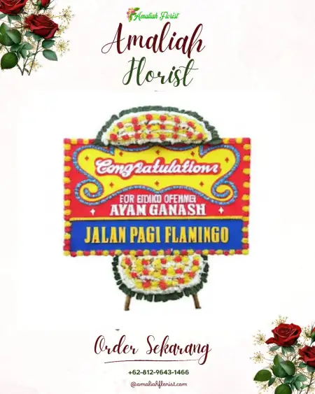 Sewa Papan Bunga Ronatama Graha Convention Hall Depok